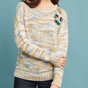 Anthropologie Moth Marled Chunky Sweater